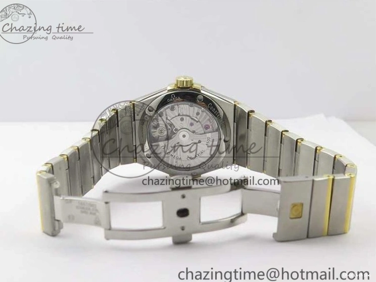 0312 Stylish Constellation 38mm SS RG VSF 1:1 Best Edition WhiteTextured Dial on SS RG Bracelet A8500 Super Clone 7921